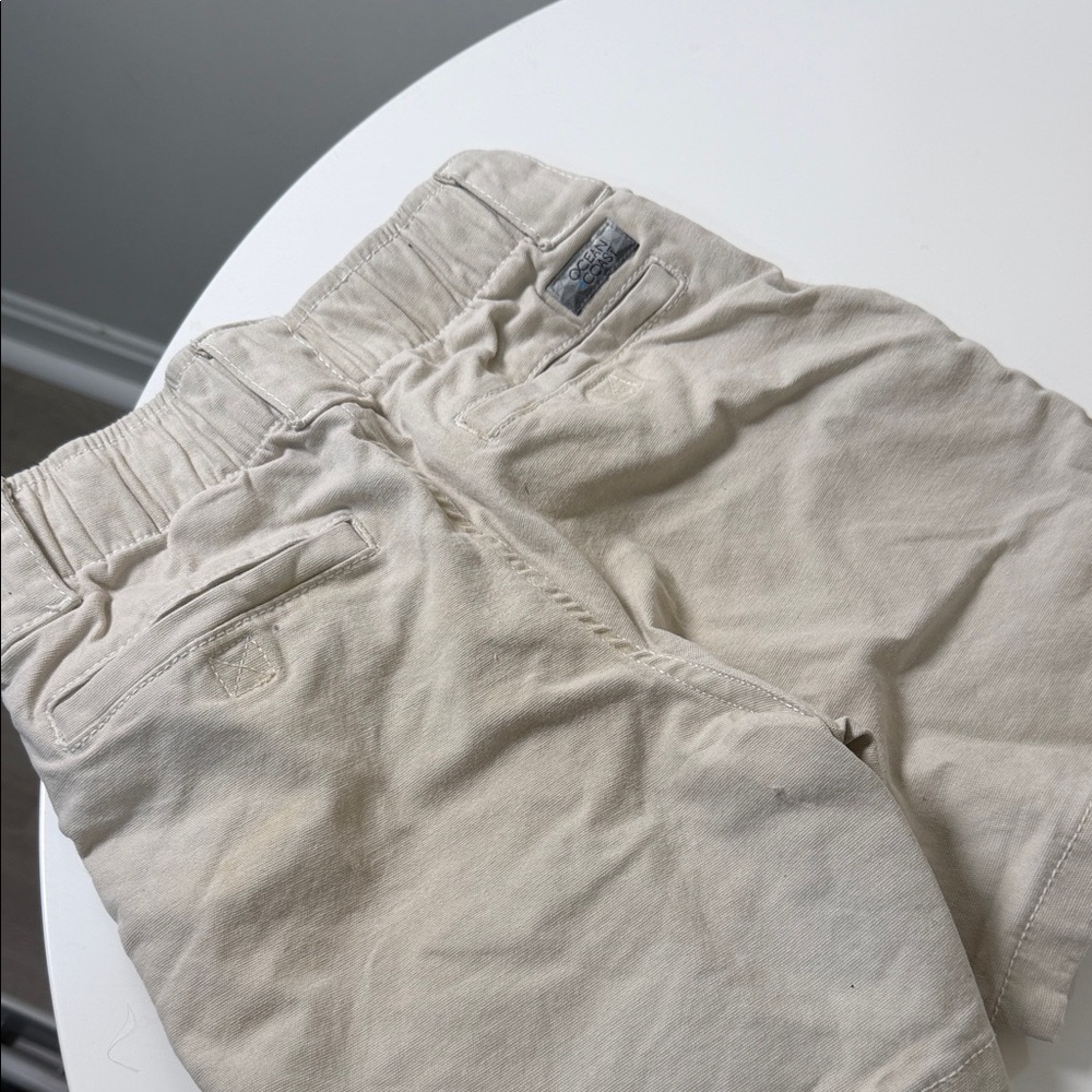 Kids Utility Cargo Shorts in Light Khaki - Picture 5 of 5
